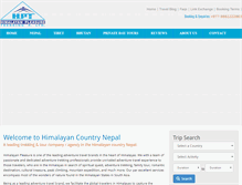 Tablet Screenshot of himalayanpleasure.com